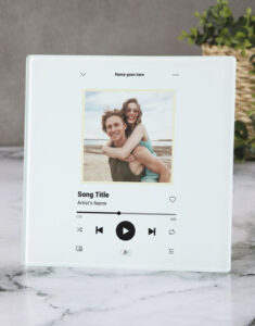 Personalised Photo Glass Tile