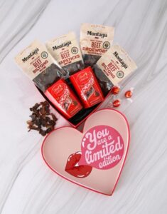 Biltong and Lindt chocolates 