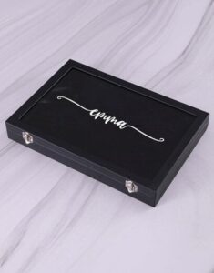 Black jewellery box