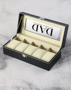 Black watch storage box