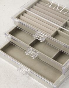Acrylic Multi-level jewellery storage box