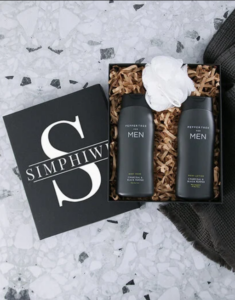 Men's lotion cream set.