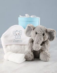 James Elephant Bath Hamper
